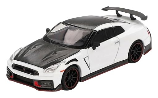 Sunrich MINI GT 1/64 Nissan GT-R Nismo 2024 Brilliant White Pearl